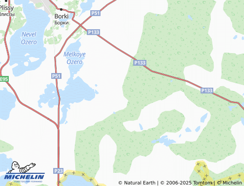 MICHELIN Vologino map - ViaMichelin