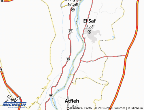 MICHELIN Meet El Qayed map - ViaMichelin