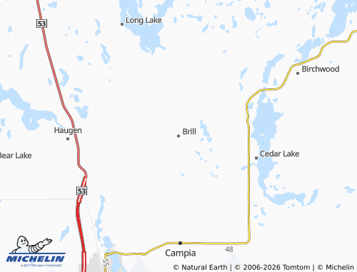 Mapa MICHELIN Brill - ViaMichelin