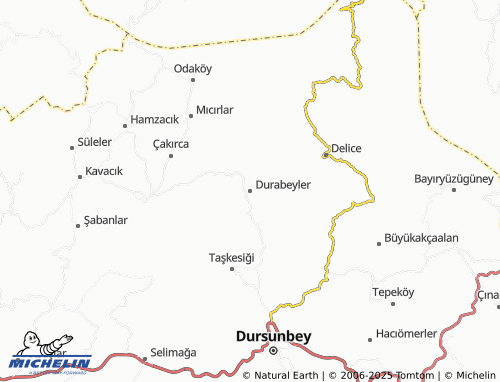 MICHELIN Durabeyler map - ViaMichelin
