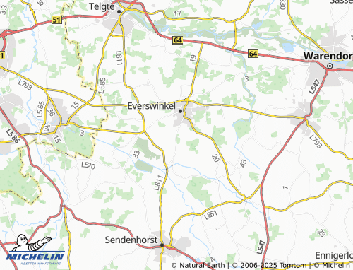 MICHELIN Wieningen map - ViaMichelin