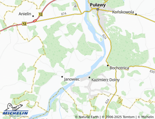 MICHELIN Wojszyn map - ViaMichelin