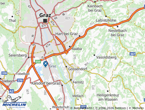 MICHELIN Grambach map - ViaMichelin