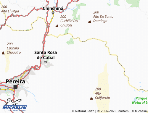 Carte MICHELIN Potreros - ViaMichelin