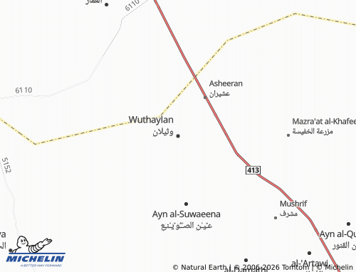 Mappa MICHELIN Wuthaylan - ViaMichelin