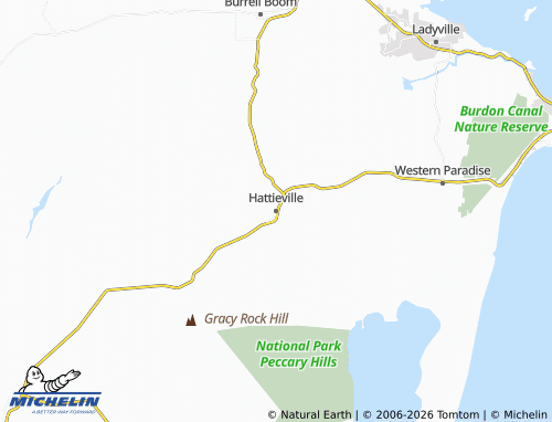 Kaart MICHELIN Hattieville - ViaMichelin
