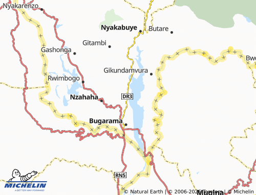 MICHELIN-Landkarte Rugaragara - ViaMichelin