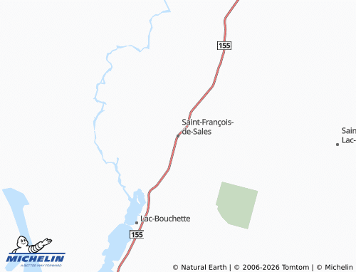 Carte MICHELIN Saint-François-de-Sales - ViaMichelin