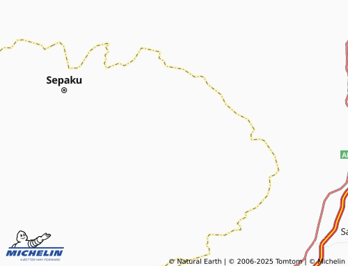 MICHELIN Tengin Baru map - ViaMichelin