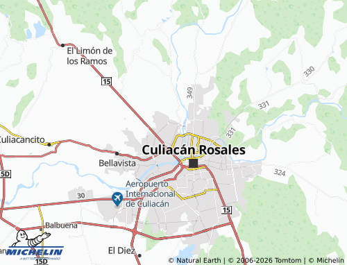 Mappa MICHELIN Colinas del Humaya - ViaMichelin