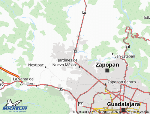 Mappa MICHELIN Puerta del Llano - ViaMichelin