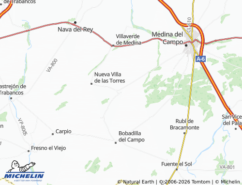 MICHELIN El Campillo map - ViaMichelin