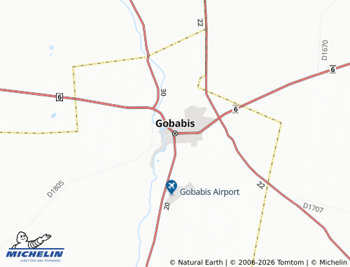 MICHELIN-Landkarte Gobabis - ViaMichelin
