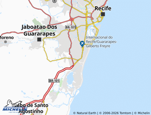 Mapa MICHELIN Jardim Jordão - ViaMichelin