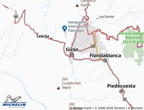 Carte MICHELIN Girón - ViaMichelin