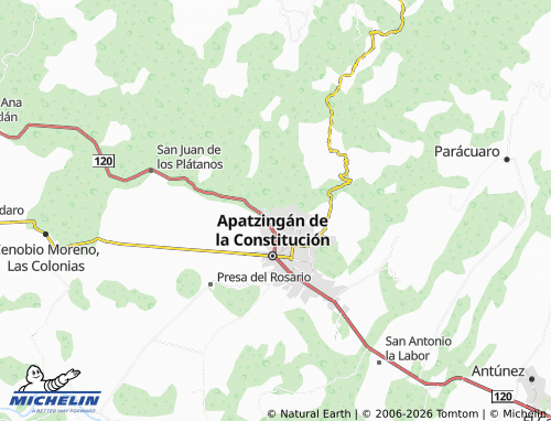 Mapa MICHELIN Alfonso Urela - ViaMichelin