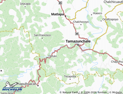 MICHELIN Vega Larga map - ViaMichelin