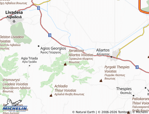 MICHELIN Ypsilantis map - ViaMichelin