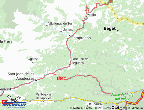 MICHELIN La Ral map - ViaMichelin