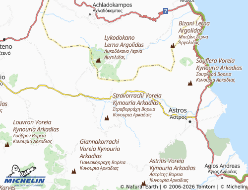MICHELIN Rounaiika map - ViaMichelin