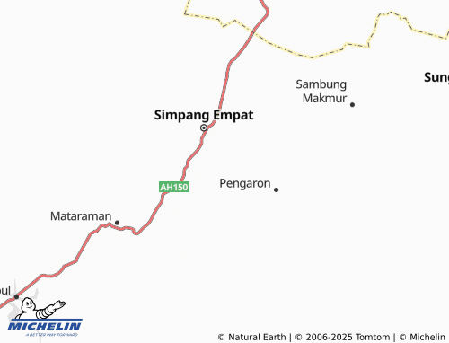 MICHELIN Sungai Raya map - ViaMichelin