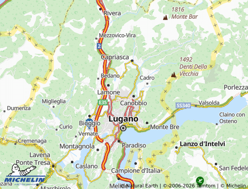 Mapa MICHELIN Comano - ViaMichelin