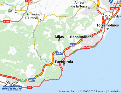 MICHELIN-Landkarte Peña Blanquilla - ViaMichelin