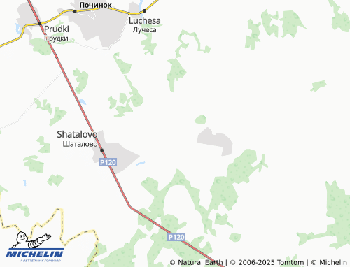 MICHELIN Kozyatniki map - ViaMichelin