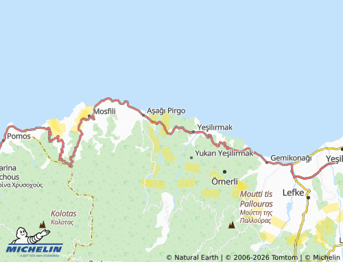 Mappa MICHELIN Günebakan - ViaMichelin