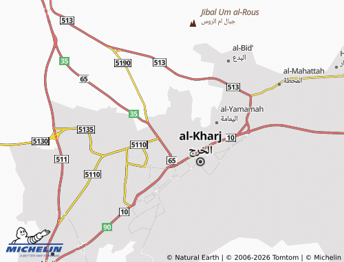 Carte MICHELIN al-Badee'ah - ViaMichelin