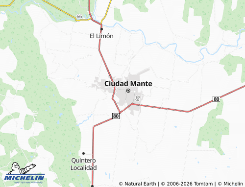 MICHELIN Núñez map - ViaMichelin