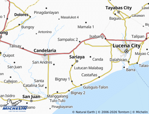 MICHELIN Lutucan 1 map - ViaMichelin