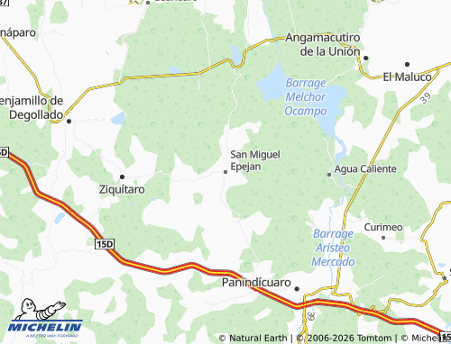 Mapa MICHELIN San Miguel Epejan - ViaMichelin