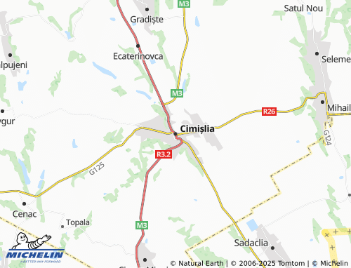 MICHELIN Cimișlia map - ViaMichelin