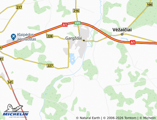 Mapa MICHELIN Kuliai - ViaMichelin