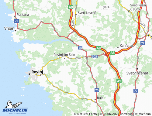 Mapa MICHELIN Putini - ViaMichelin