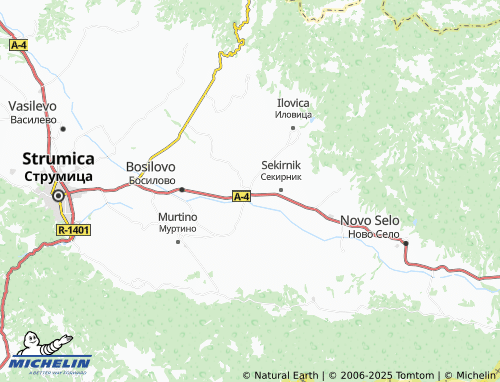 MICHELIN Turnovo map - ViaMichelin