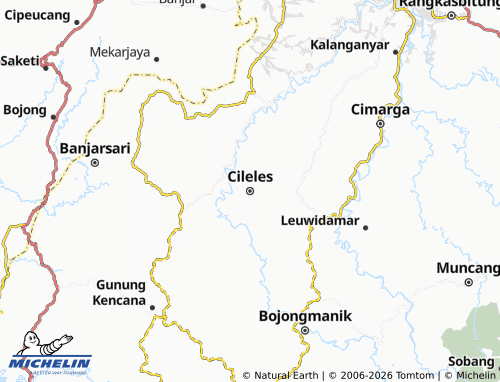 MICHELIN Cileles map - ViaMichelin