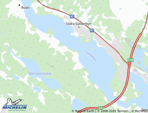 Carte MICHELIN Bälinge - ViaMichelin