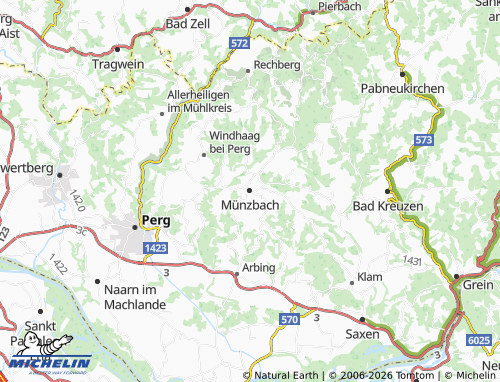 Mappa MICHELIN Münzbach - ViaMichelin