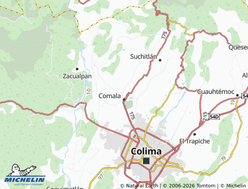 Mappa MICHELIN Los Aguajes - ViaMichelin