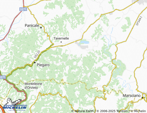 MICHELIN Collebaldo map - ViaMichelin