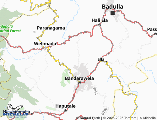 Mappa MICHELIN Mahatenna2 - ViaMichelin