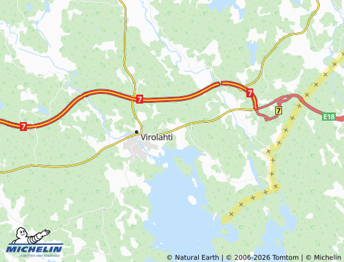 MICHELIN-Landkarte Pajulahti - ViaMichelin