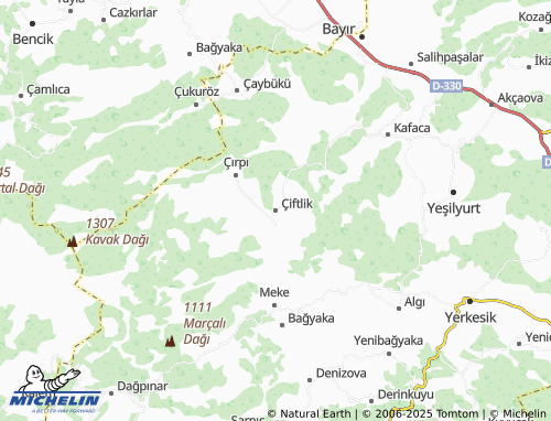 Carte MICHELIN Çiftlik - ViaMichelin