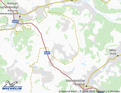 Mapa MICHELIN Zavadivka - ViaMichelin
