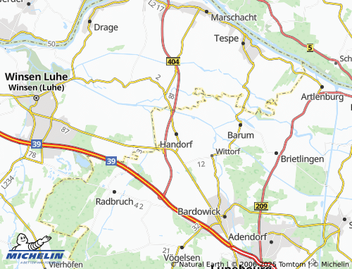 MICHELIN-Landkarte Handorf - ViaMichelin