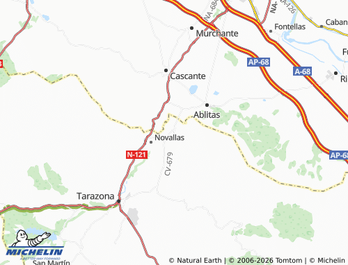 Mappa MICHELIN Malón - ViaMichelin