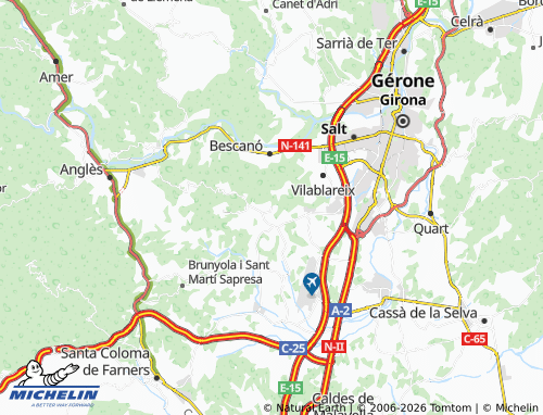 Carte MICHELIN Estanyol - ViaMichelin