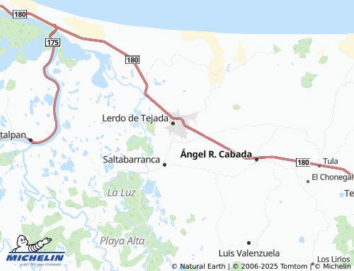 Carte MICHELIN Ampliación Lázaro Cárdenas - ViaMichelin